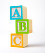 Wooden alphabet blocks Wooden alphabet blocks