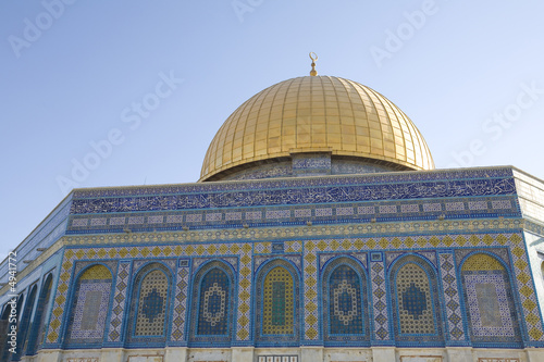Photo: Detail of Dome of the Rock Detail of Dome of the Rock