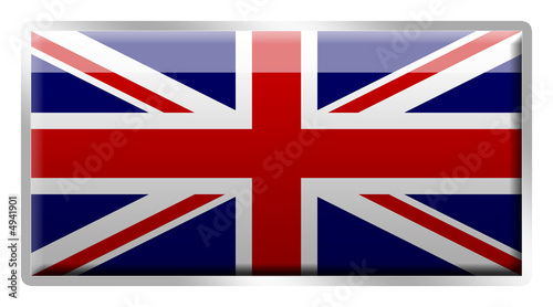 British Union Jack enamelled metal badge