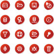 red sticker server icons