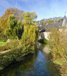 Autumn. River in a park. Autumn. River in a park.