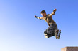active roller boy jumping active roller boy jumping
