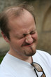 Handsom man with antic mien