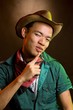 Cowboy smile