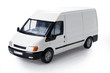Transit van - three-quarter view