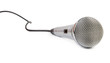 Mic on white background