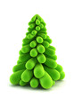 3d symbolic Christmas tree