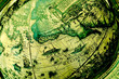 Antique globe - North America (west) Antique globe - North America (west)