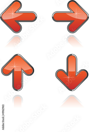 Flèches vectorielles, facilement modifiable