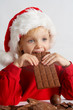 Little chocolate Santa