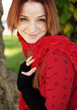Sexy woman in warm clothing Sexy woman in warm clothing