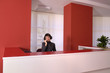 Young receptionist