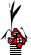Black, White, and Red