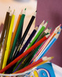Colourful pencil pot Colourful pencil pot
