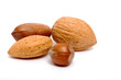four different nuts