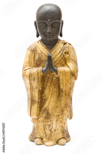 Photo: Praying Monk Statue Praying Monk Statue