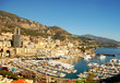 Scenic view of beautiful harbor in Monte Carlo, France