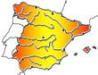 carte d'Espagne