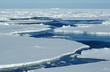 Open water with pack ice