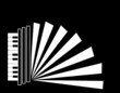 Black and White Piano