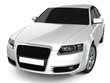 Silvery Business-Class Car Silvery Business-Class Car