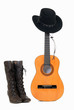 Country & Western guitar hat Country & Western guitar hat