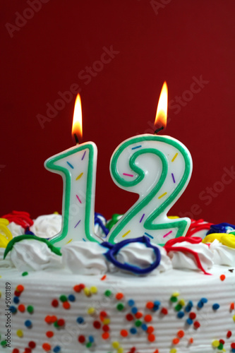 Birthday Cake - Twelve by JJAVA, Royalty free stock photos #5018189 on
