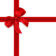 red gift, ribbon, bow red gift, ribbon, bow