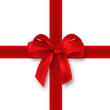 red gift, ribbon, bow red gift, ribbon, bow