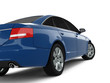 Blue Business-Class Car Blue Business-Class Car