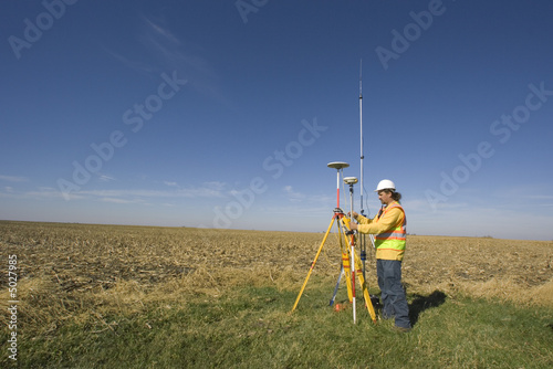 Photo: GPS survey GPS survey