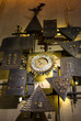 Clock with Figures on the wall of the Obrazcov's theatre