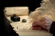 Photo: Handwriting on scroll Handwriting on scroll
