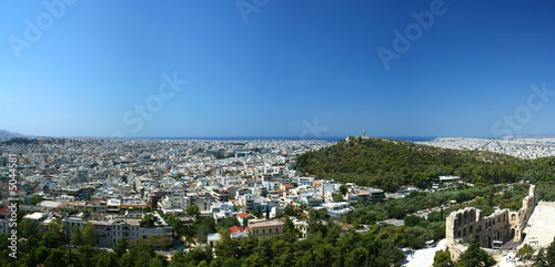 Panoramic view on Athens from Acropolis Panoramic view on Athens from Acropolis