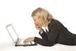 Blondine, Laptop Blondine, Laptop