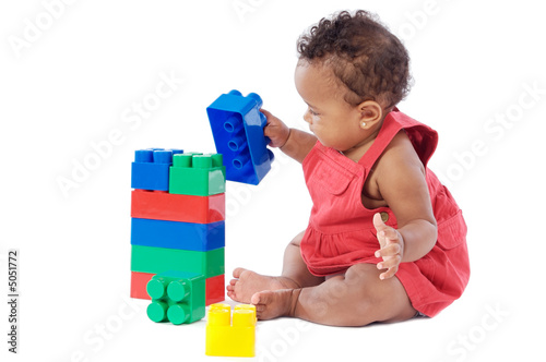 Foto: Baby with blocks Baby with blocks