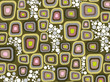 retro purple soft edge squares and dots