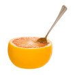 Orange cu lingura