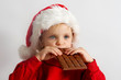 Little chocolate Santa