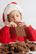 Little chocolate Santa