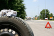 Photo: Flat tire Flat tire