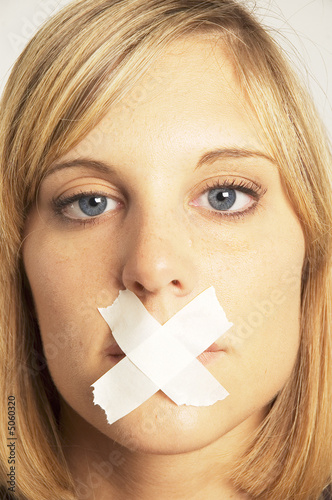 Photo: Forced to silence Forced to silence