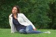 Relaxing in a park Relaxing in a park