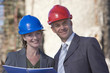 Oil rig survey engineers