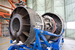 Aircraft jet engine detail