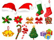 Illustration of Christmas ornaments
