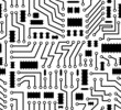 Tiled texture of a circuit board II