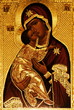An orthodox icon of Mary, Vladimirskaya