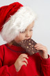 Little chocolate Santa
