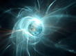 Blue abstract hi-tech background